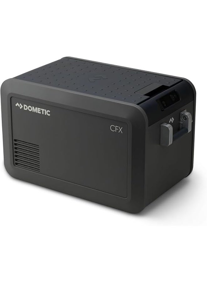 دوميتك دومتيك CFX5 35 – صندوق تبريد ضاغط محمول بسعة 35 لتر – يعمل على 12/24 فولت و240 فولت – صندوق تبريد كهربائي/فريزر للسيارة – ثلاجة صغيرة للشاحنات والقوارب والمنازل المتنقلة - Image 1